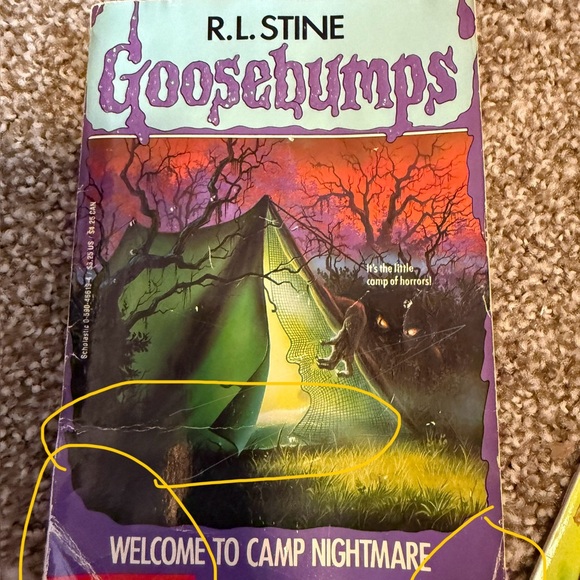 2 Books goosebumps ‘welcome to camp nightmare’ & ‘the curse of the mummy’s tomb’ - Picture 2 of 14